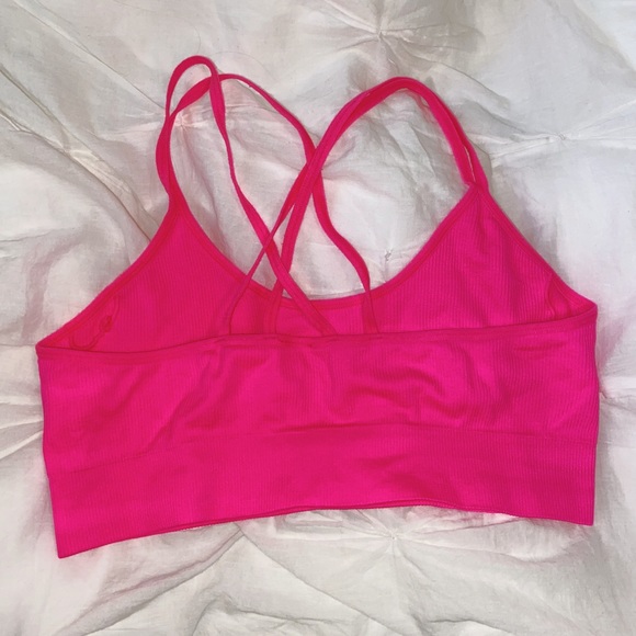 Hot Pink Comfy Bralette. - Picture 2 of 2